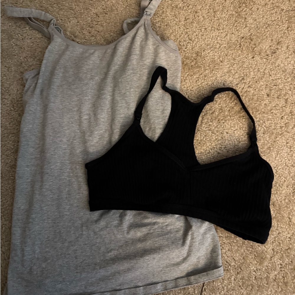Nursing tank & bra